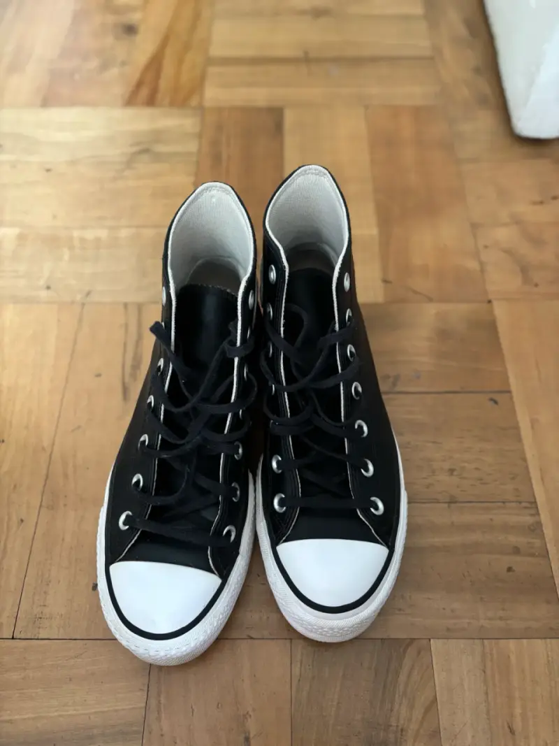 Zapatillas Converse negras altas - 2