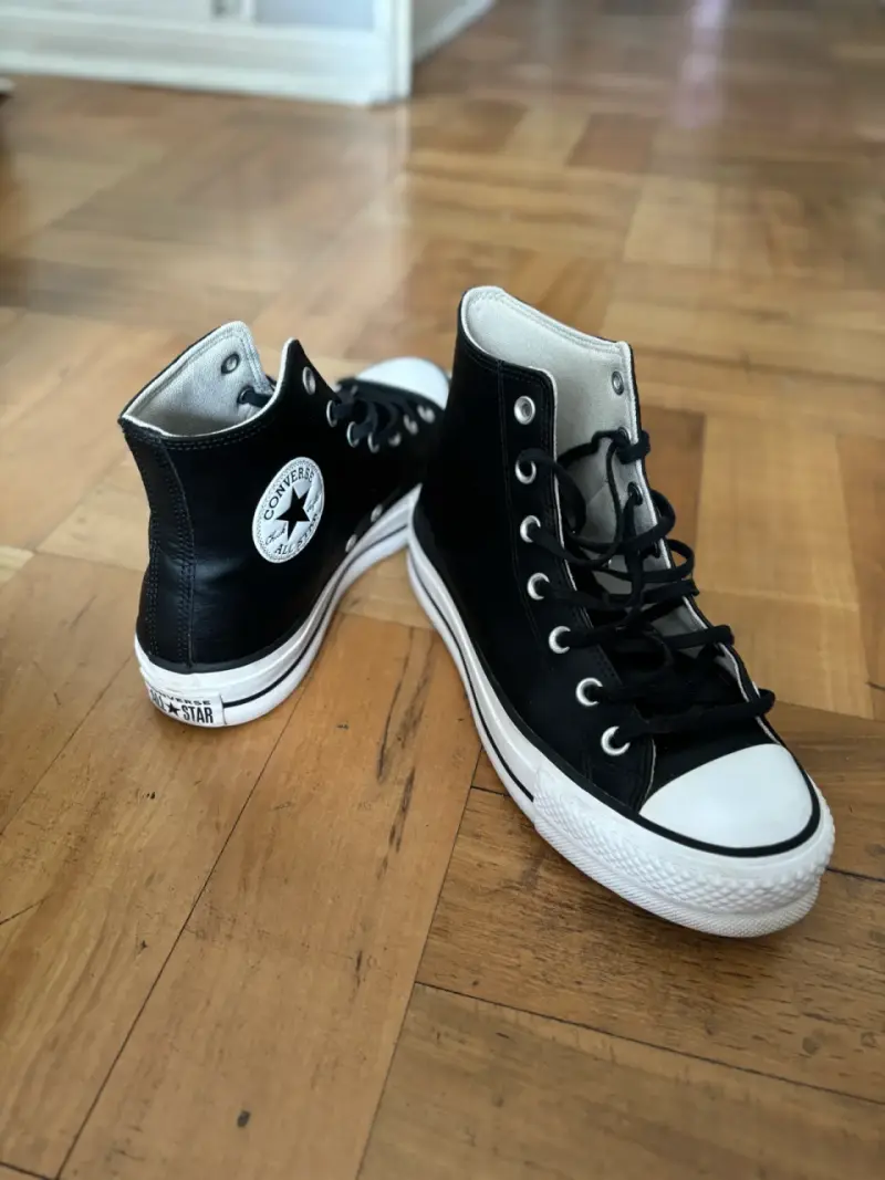Zapatillas Converse negras altas - 3