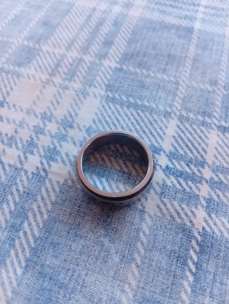 Anillo rotativo (Anti estrés)acero quirúrgico N 21 - 1