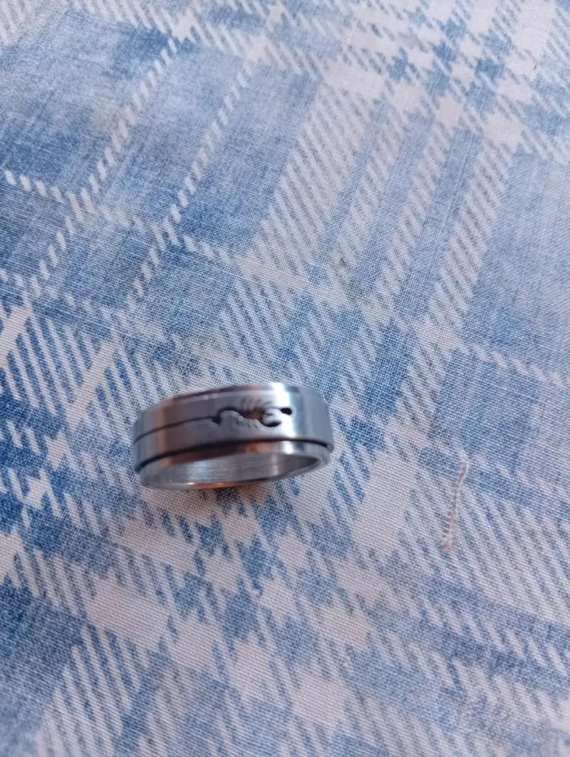 Anillo rotativo (Anti estrés)acero quirúrgico N 21 - 2