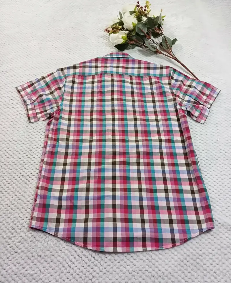 Camisa a cuadros multicolor - 2