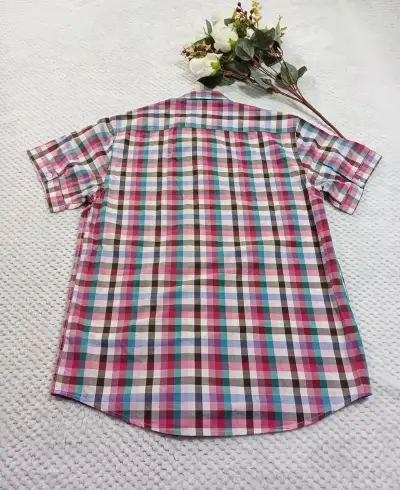 Camisa a cuadros multicolor - miniatura 2