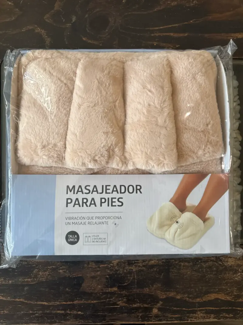 Masajeador para pies beige