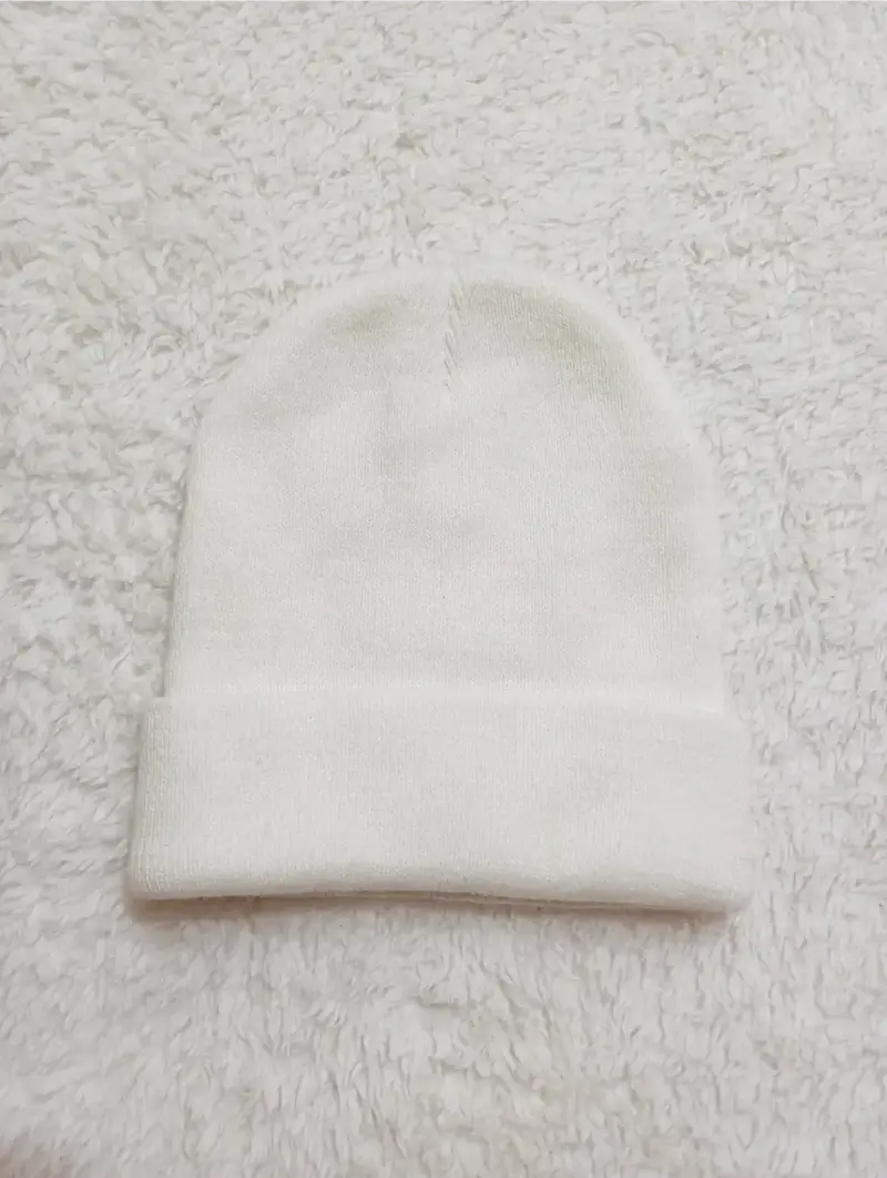 Set de gorros rosado y blanco - 2