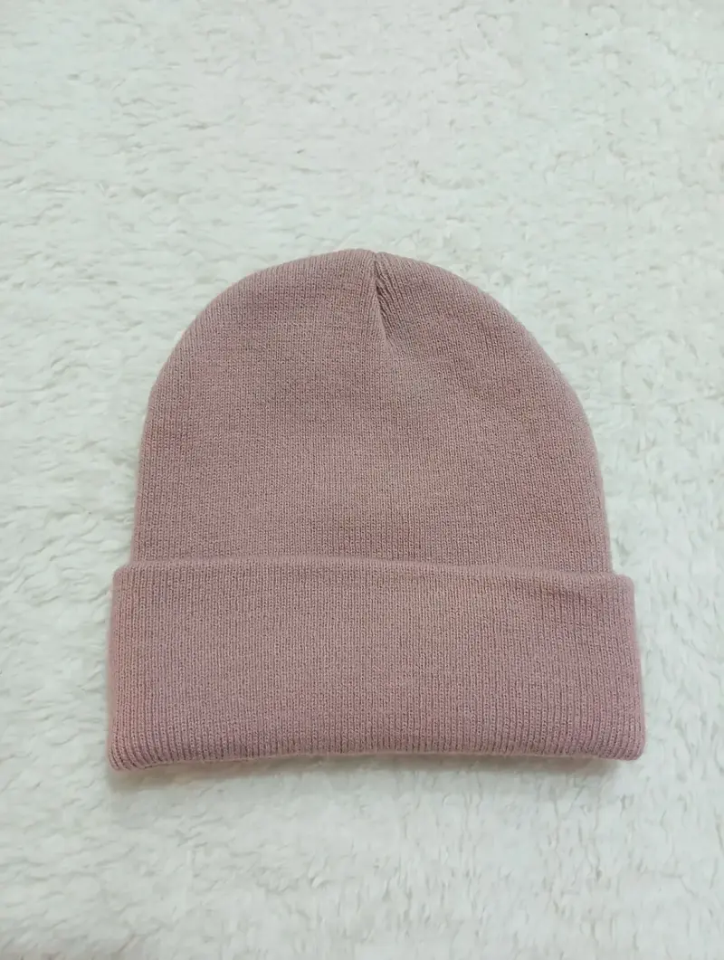Set de gorros rosado y blanco - 3