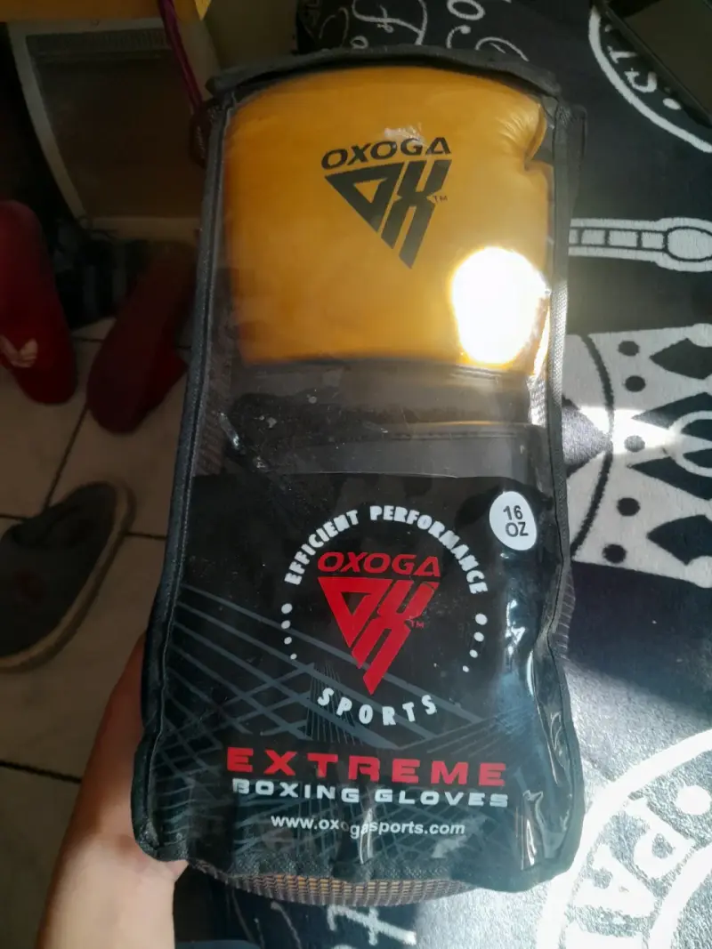 Guantes boxeo Oxoga amarillos - 1