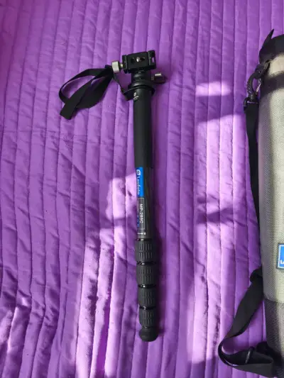 Monopod Leofoto MP-285C + cabezal LH 25 + bolso - miniatura 5