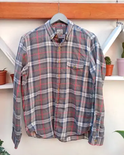 Camisa de franela a cuadros - miniatura 1