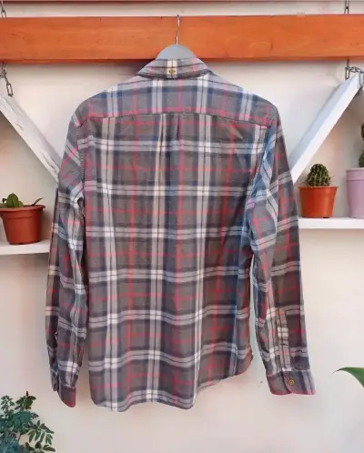 Camisa de franela a cuadros - miniatura 3