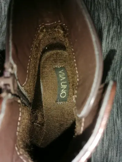 Botines marrones con hebillas - miniatura 2