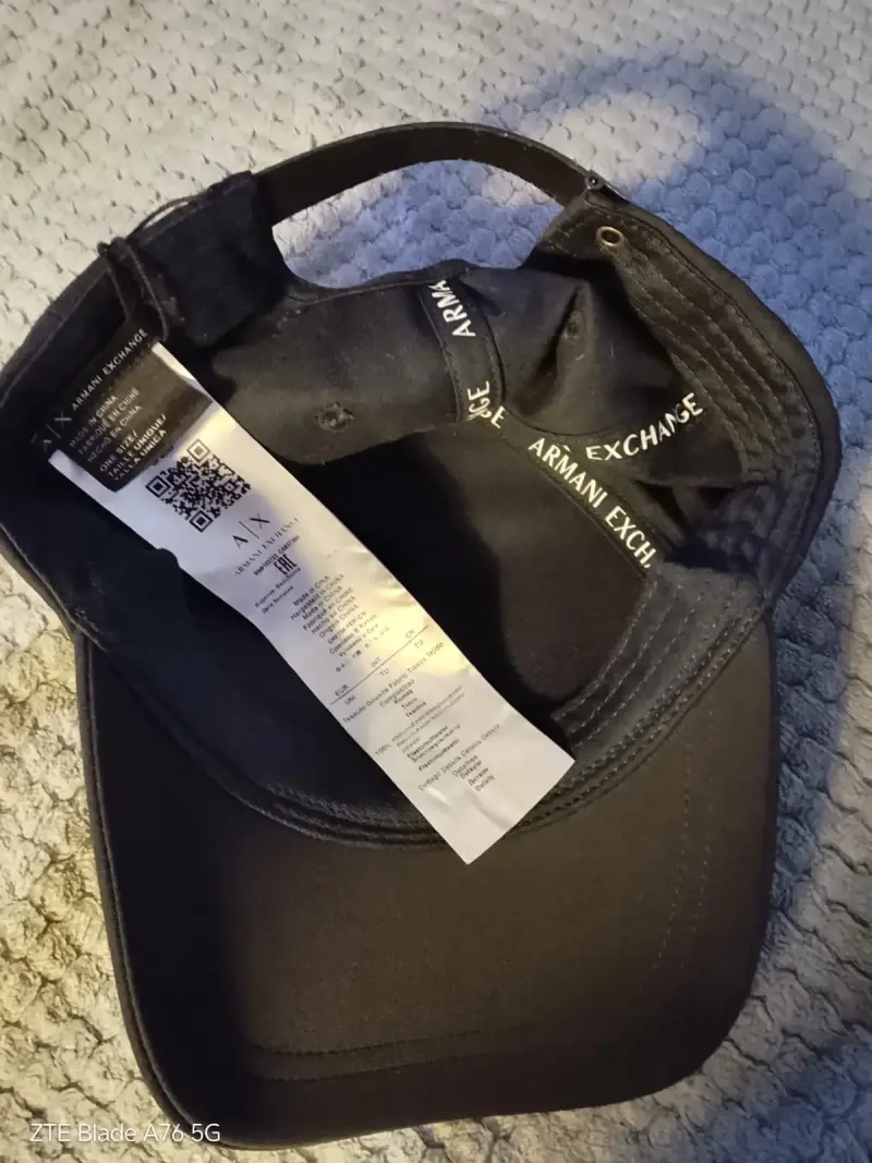 Gorra negra Armani Exchange - 2