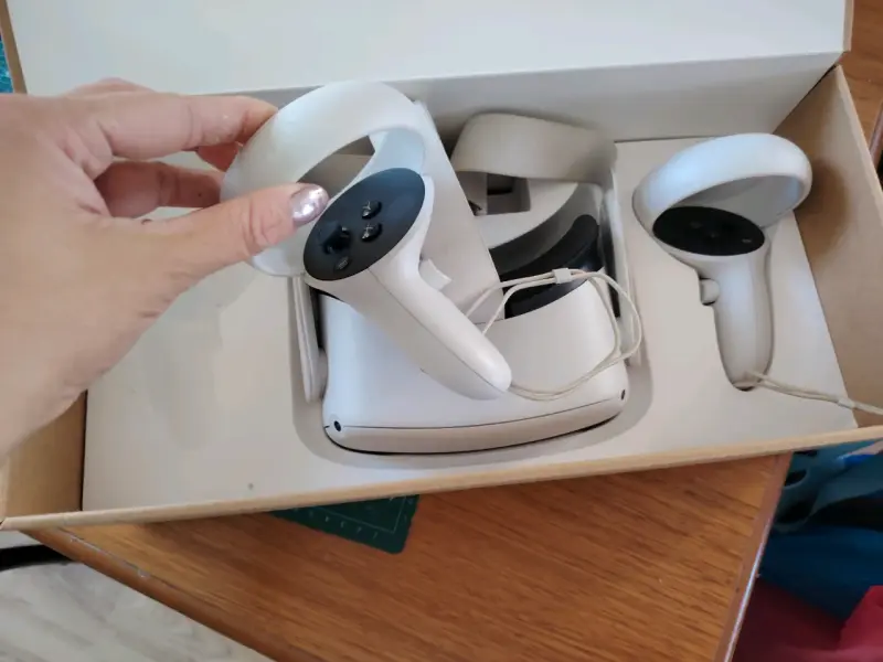 Meta Quest 2 Gafas de realidad virtual blancas - 3