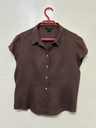 Blusa marrón Basement - miniatura 1