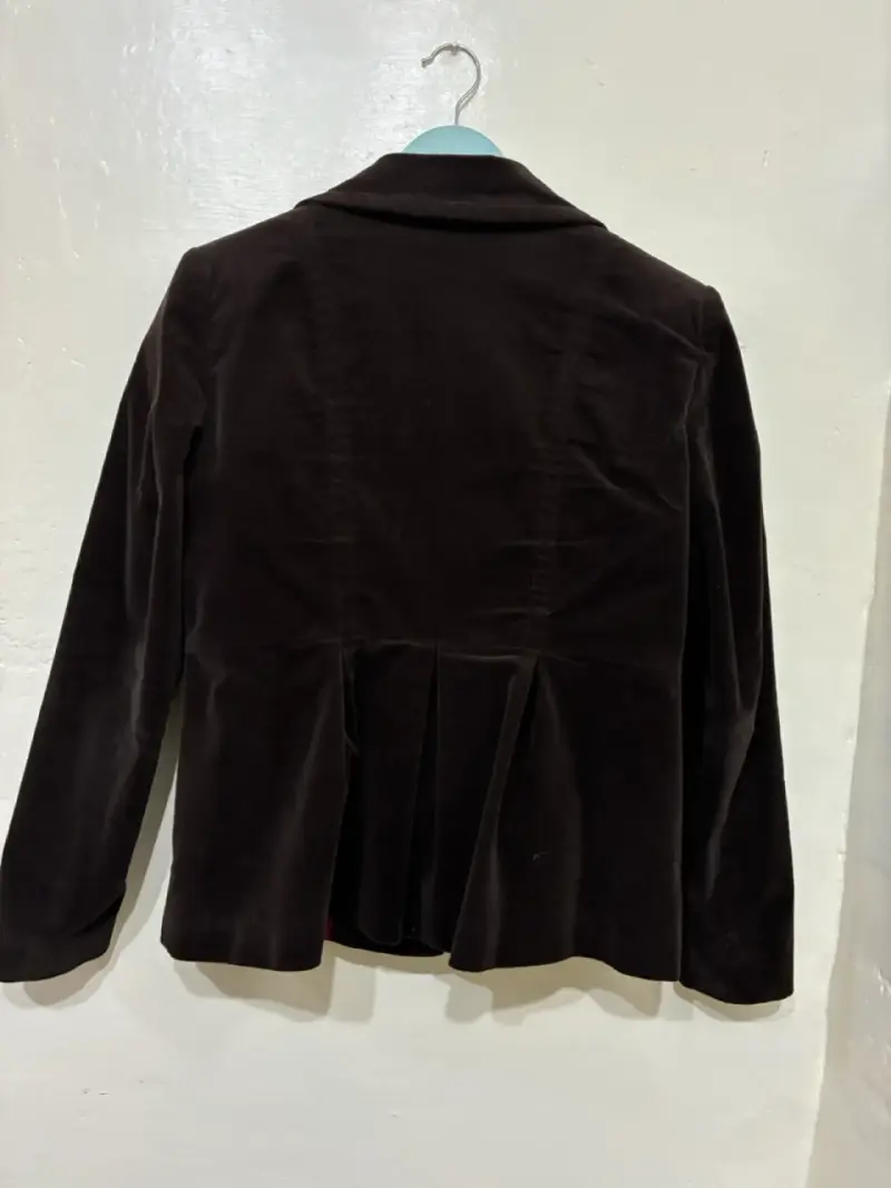 Chaqueta negra de terciopelo - 2