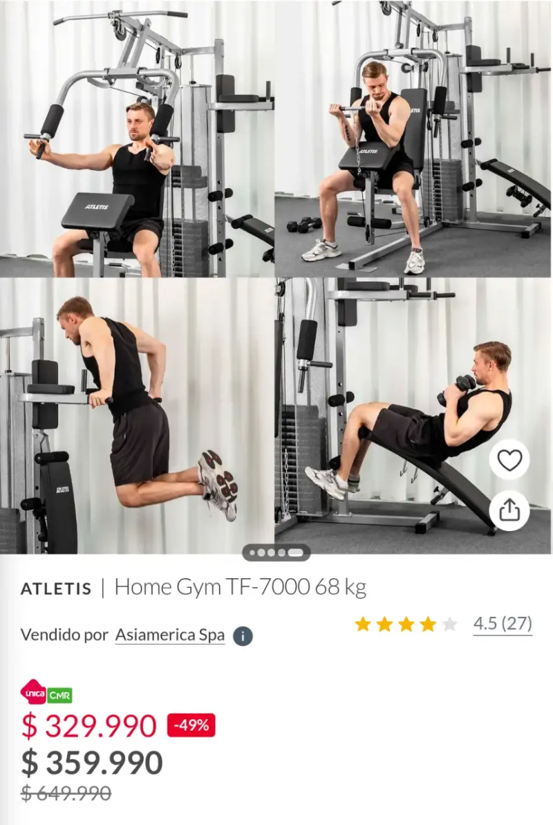 Máquina de ejercicios multifunción Atletis - 4