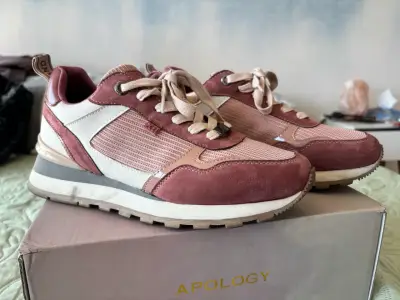 Zapatillas deportivas burdeos - miniatura 1