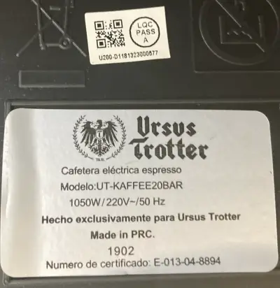 Cafetera espresso y cápsulas Ursus Trotter - miniatura 5