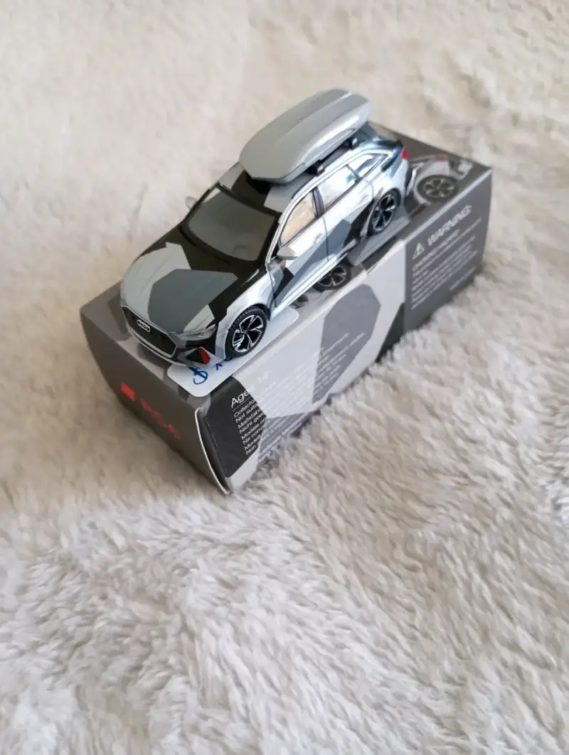 Auto a escala Audi gris