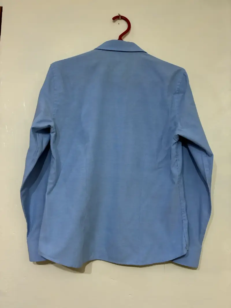 Camisa formal azul hombre - 2