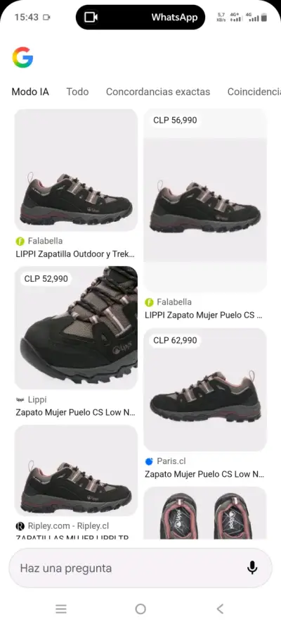 Zapatillas de trekking Uppsi negras - miniatura 4