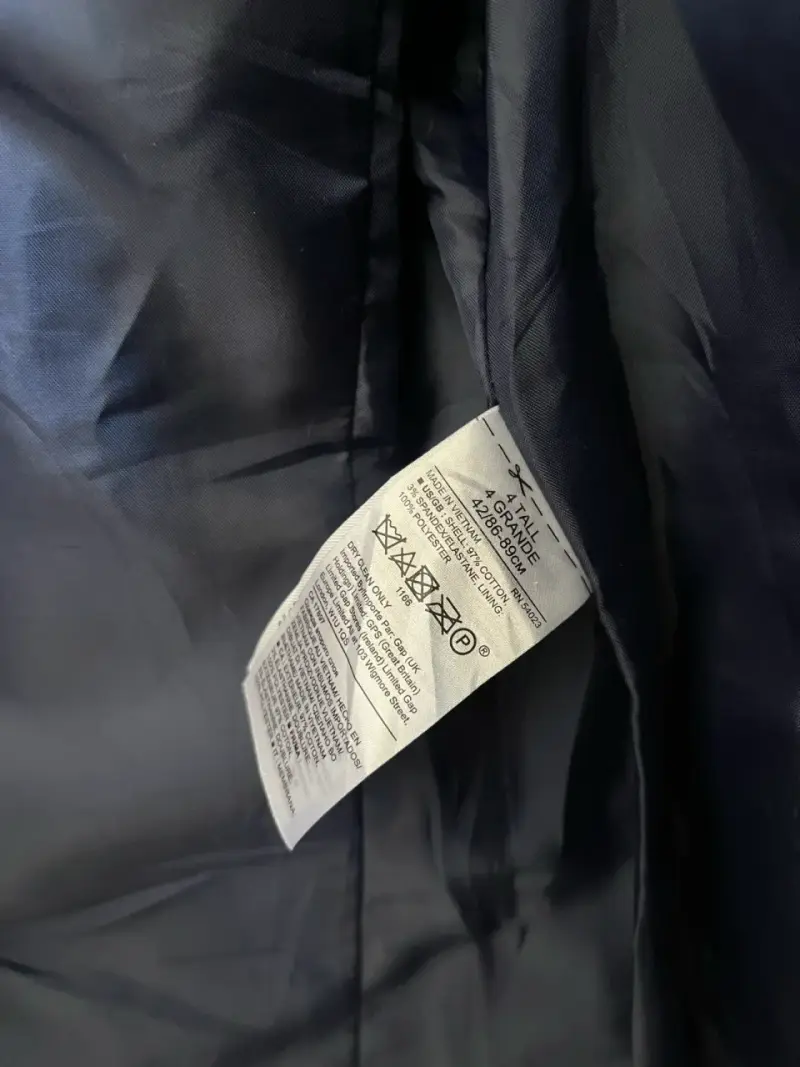 Blazer azul de cotele Banana Republic - 4
