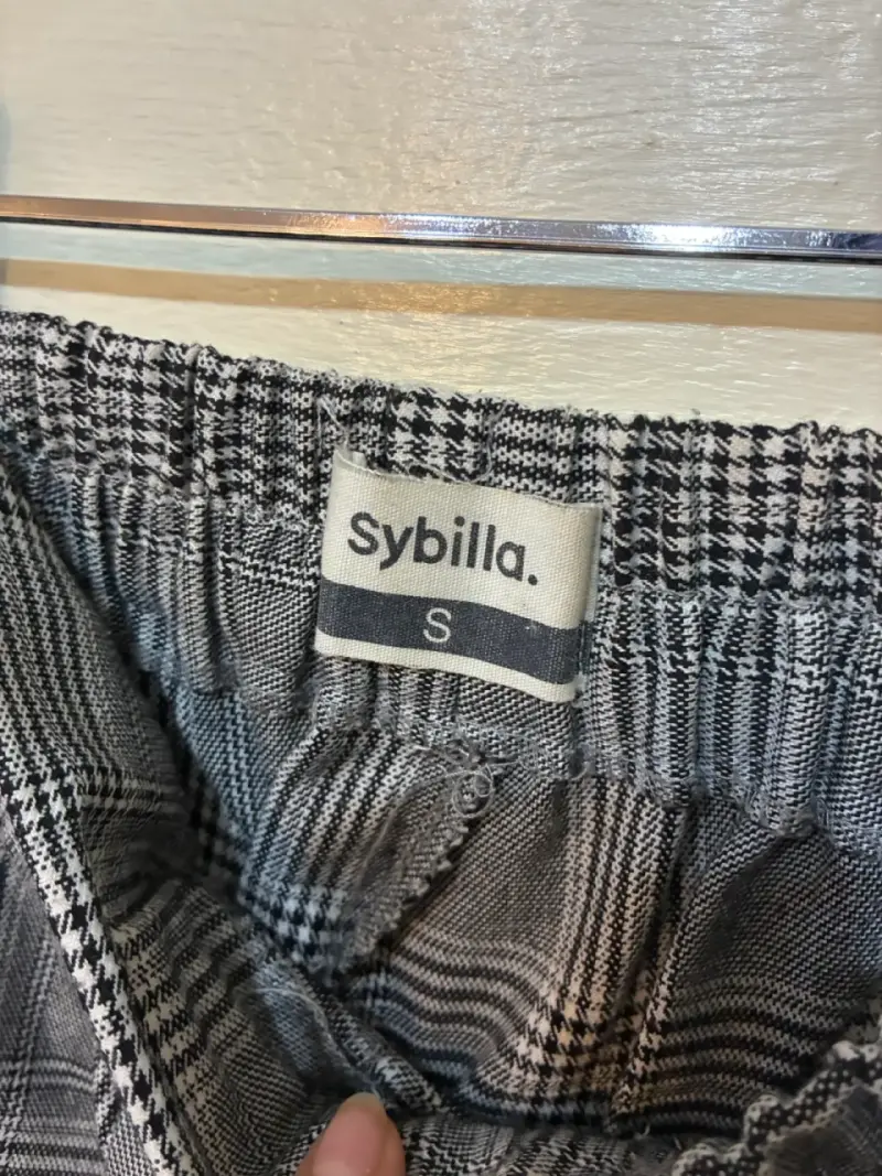 Pantalón gris a cuadros - 3