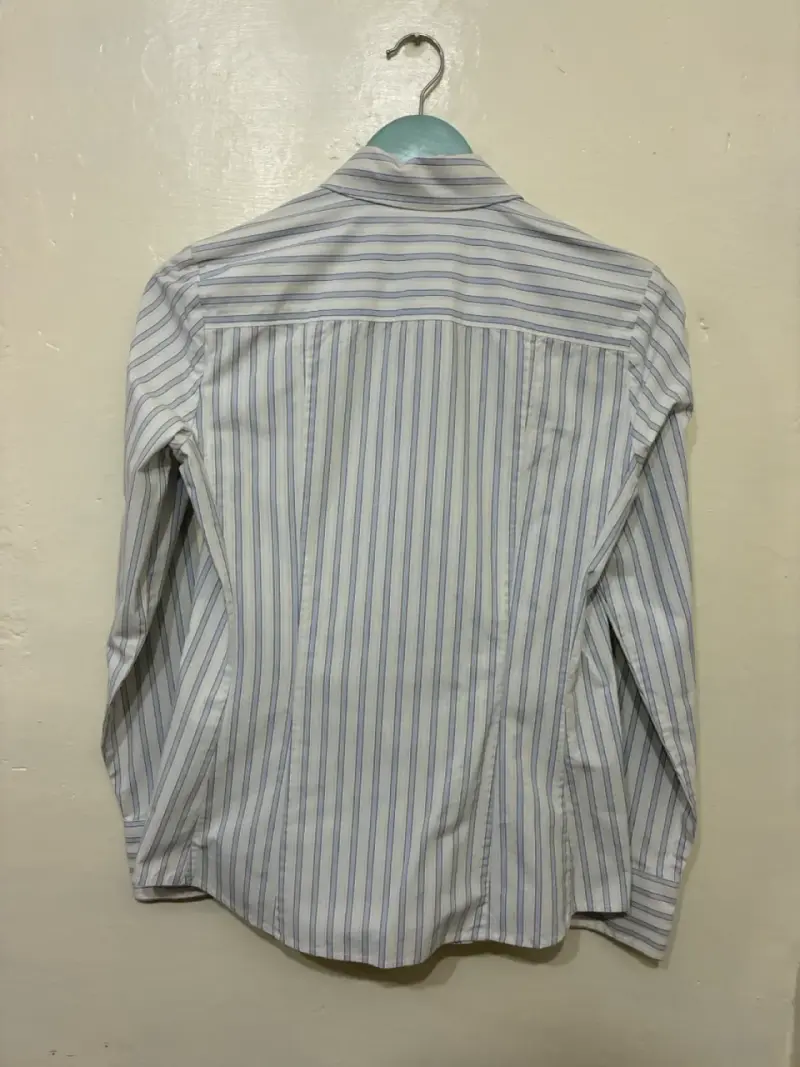 Camisa de rayas azul y blanco - 2