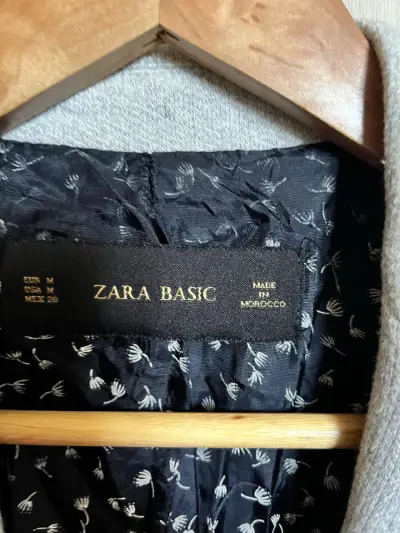 Blazer gris Zara Basic - miniatura 2