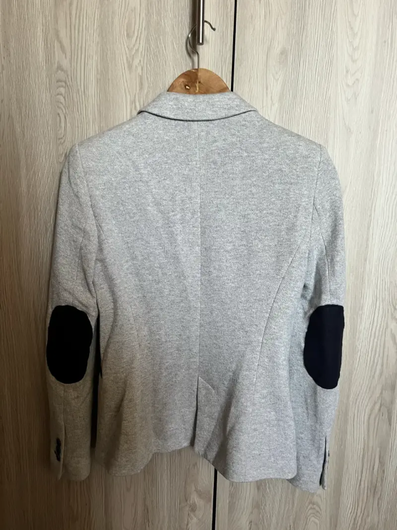 Blazer gris Zara Basic - 3
