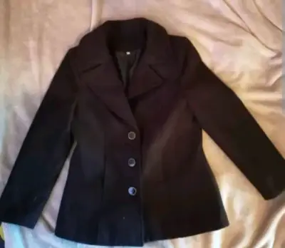 Chaquetón negro elegante - miniatura 1