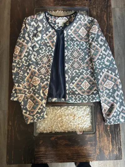 Chaqueta estampada estilo étnico - miniatura 1