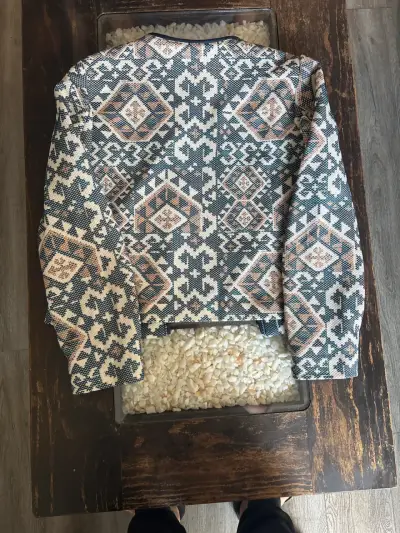 Chaqueta estampada estilo étnico - miniatura 3
