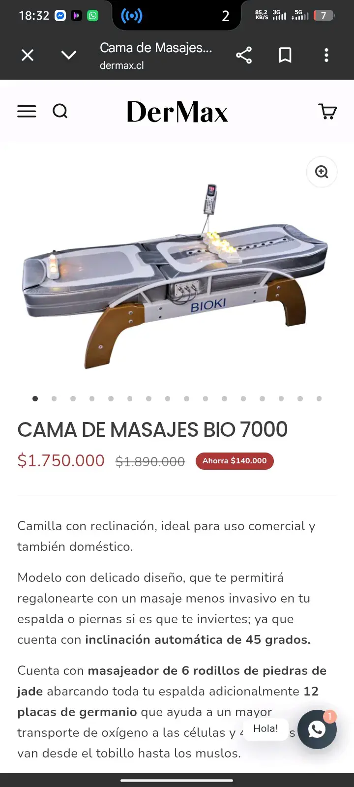 Cama de masajes Bioki - 4