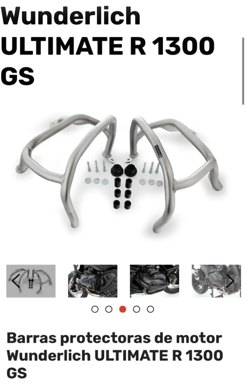Barras protectoras Wunderlich R 1300 GS