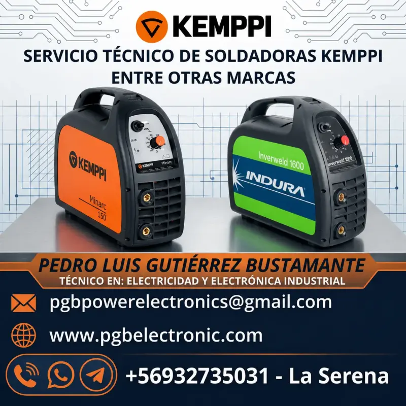 Soldadoras Inverter Kemppi entre otras marcas