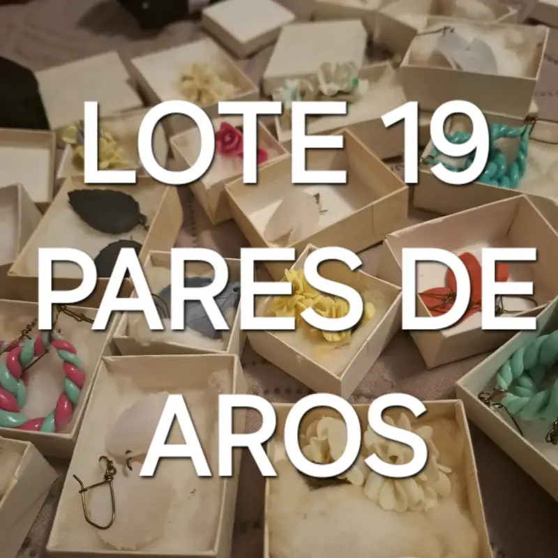 Lote 19 pares de aros - 1