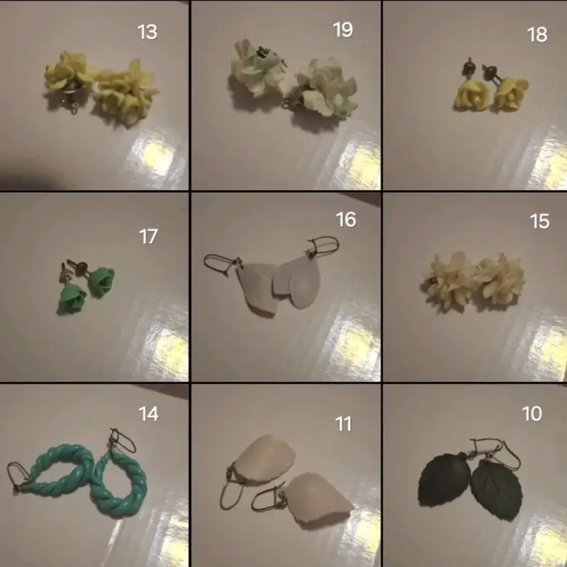 Lote 19 pares de aros - 3