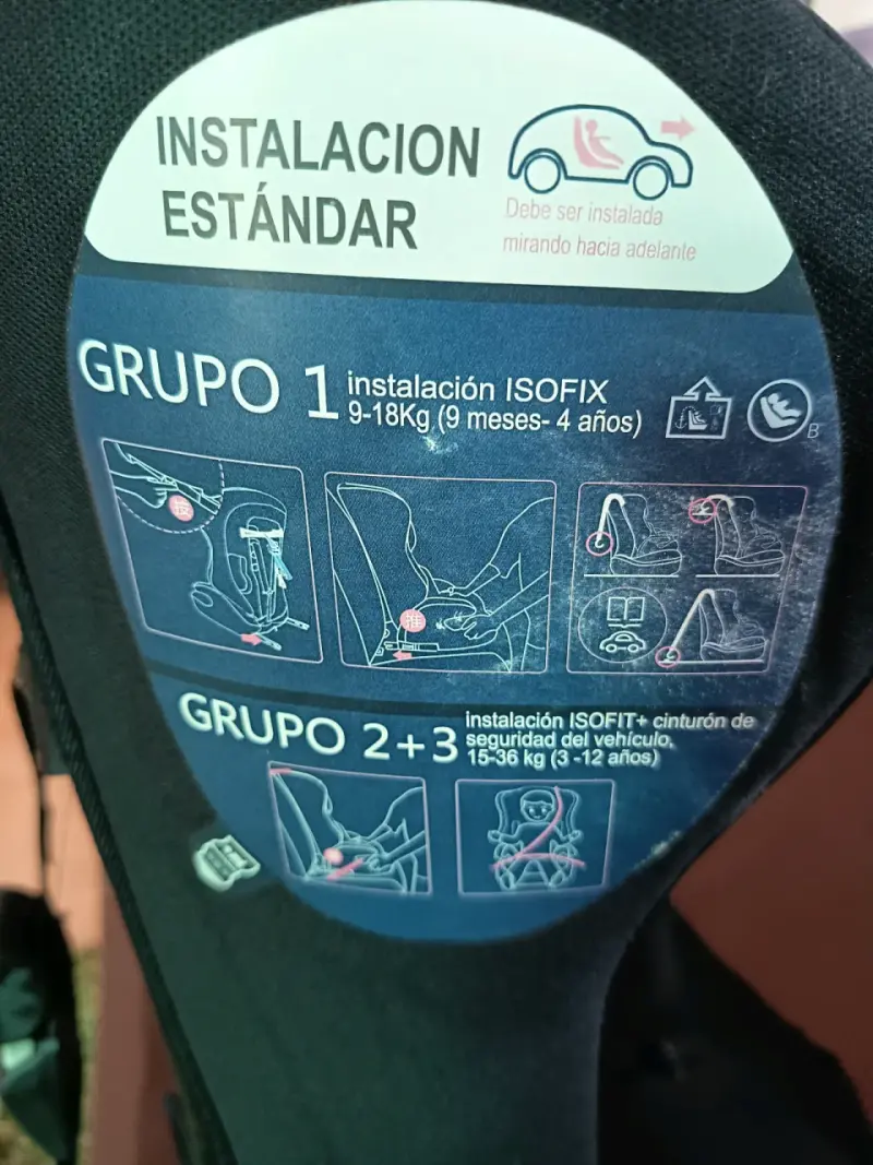 Silla de auto con sistema isofit - 2