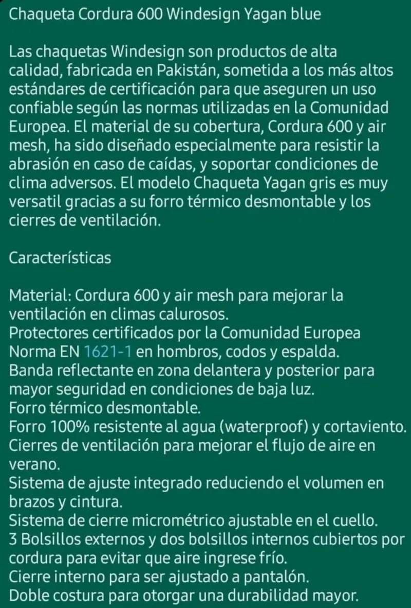 Chaqueta y pantalón de moto con protecciones - 3