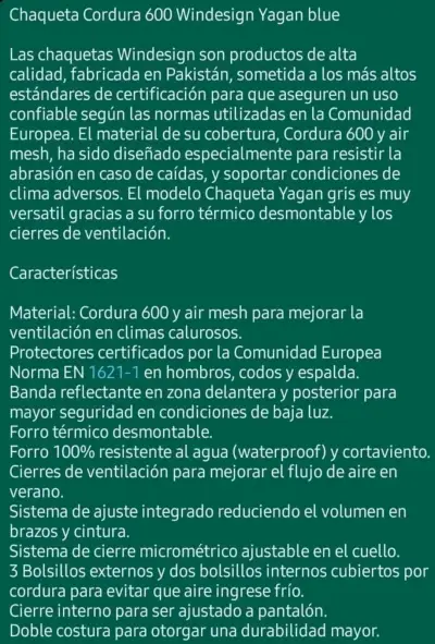 Chaqueta y pantalón de moto con protecciones - miniatura 3