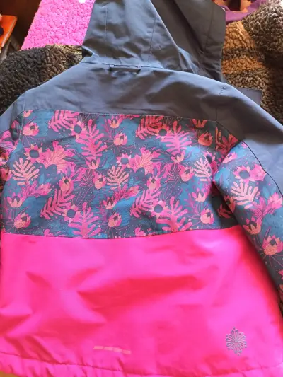 Chaqueta impermeable azul y rosada Lippi - miniatura 3