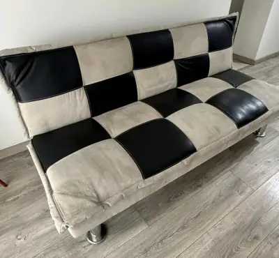Sofá cama bicolor moderno - miniatura 1