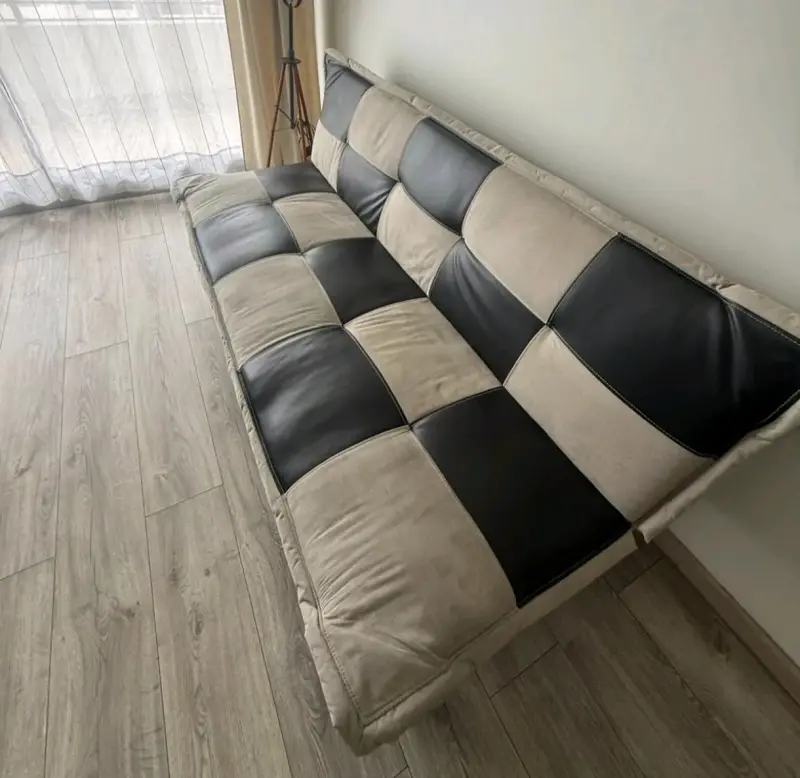 Sofá cama bicolor moderno - 2