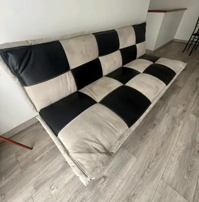 Sofá cama bicolor moderno - miniatura 3