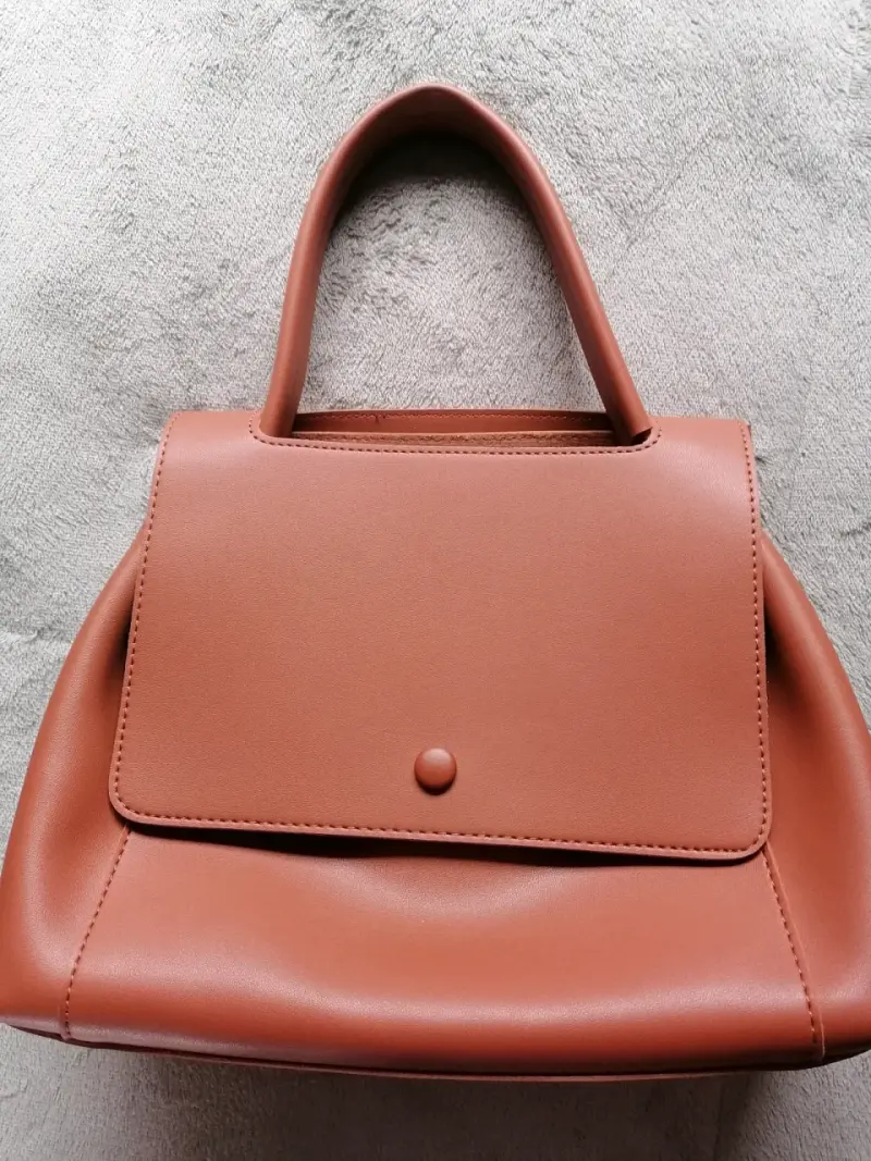 Cartera de mano marrón - 1