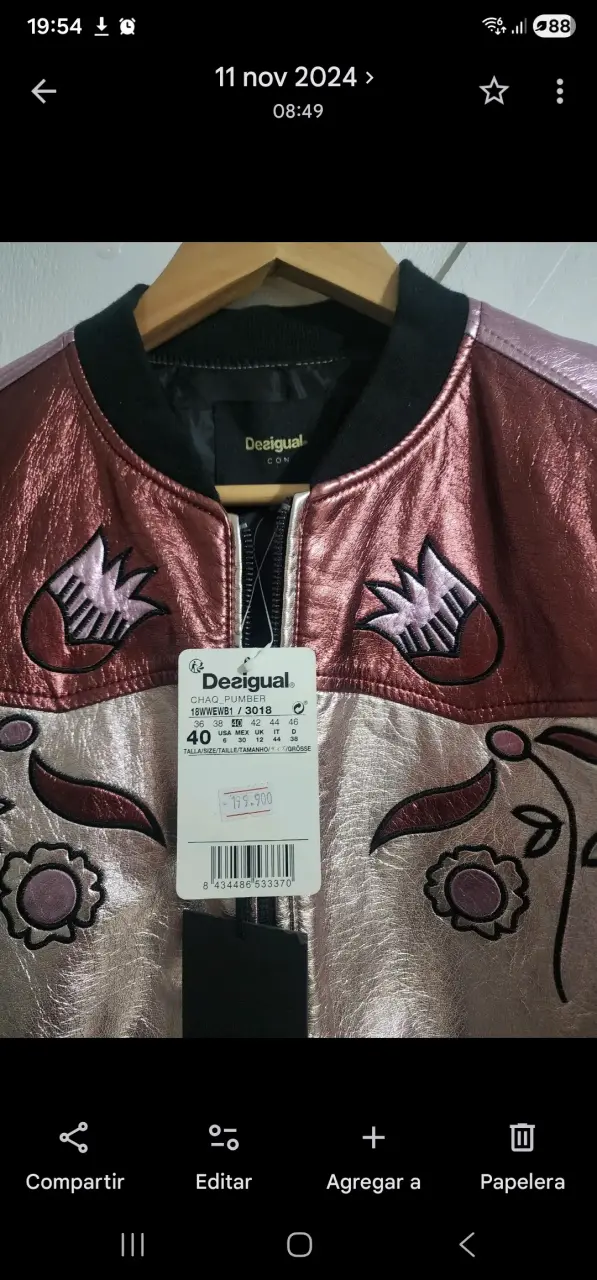 Chaqueta Desigual Bomber Jacket Mujer - 5
