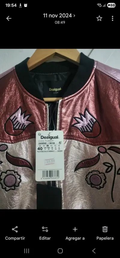 Chaqueta Desigual Bomber Jacket Mujer - miniatura 5