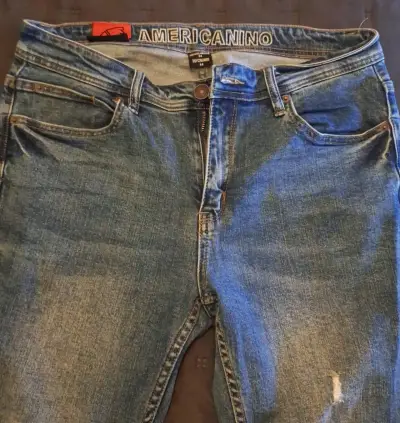 Pantalón jeans gris oscuro - miniatura 2