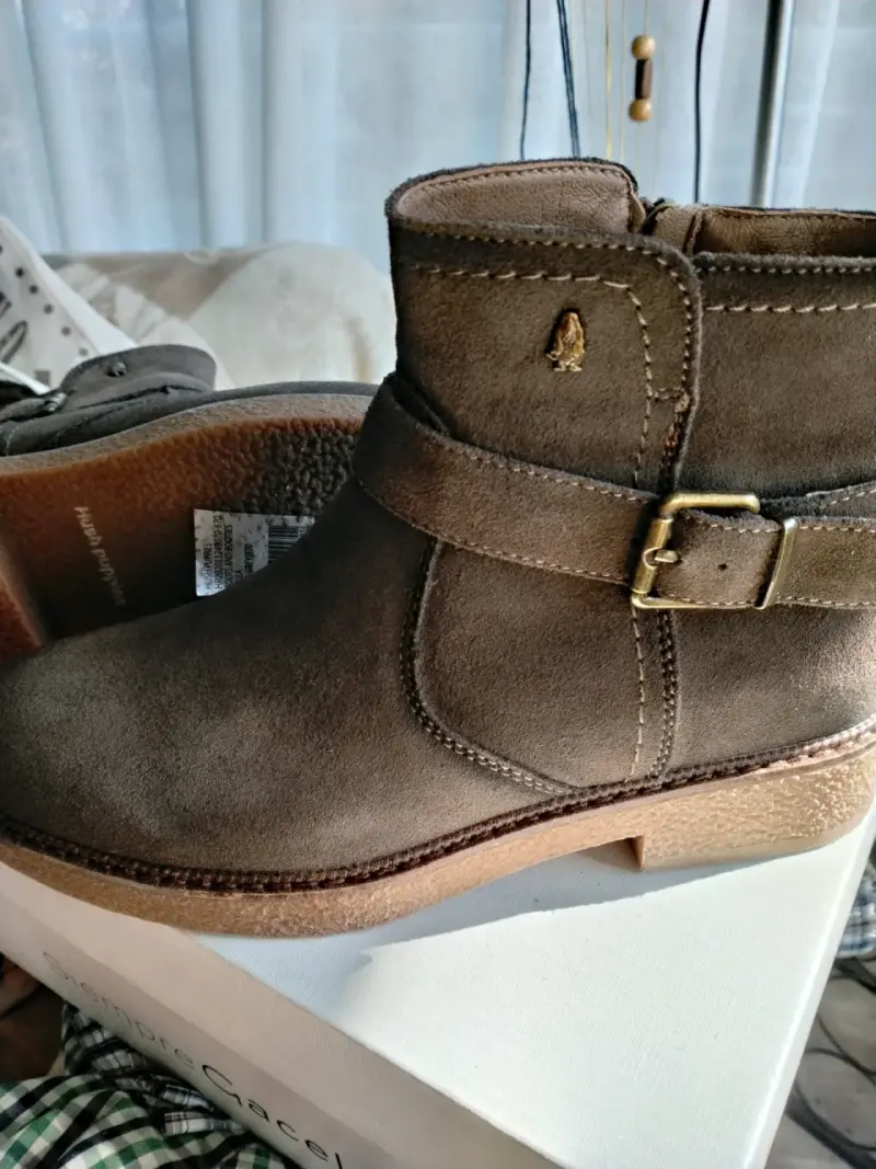 Hush puppies Botines de gamuza marrón - 2