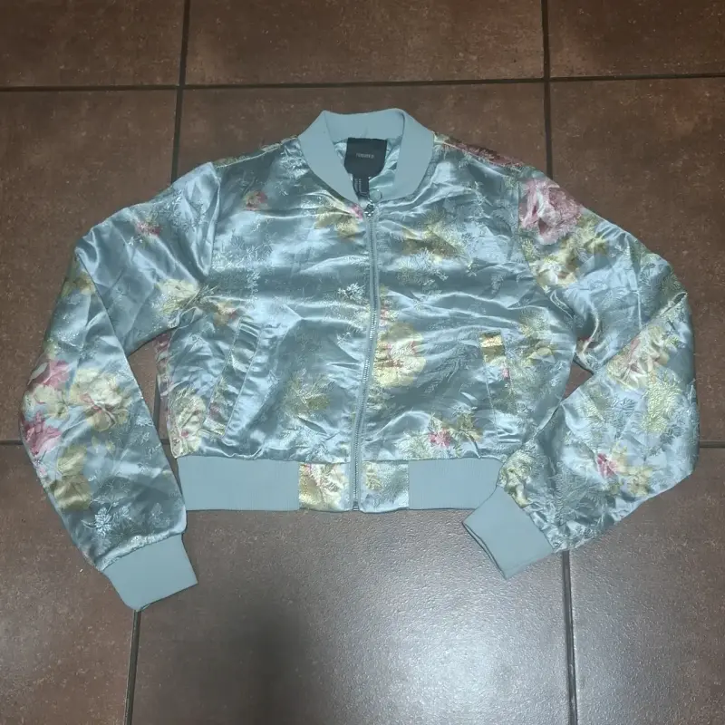 Chaqueta bomber estampada mujer - 1